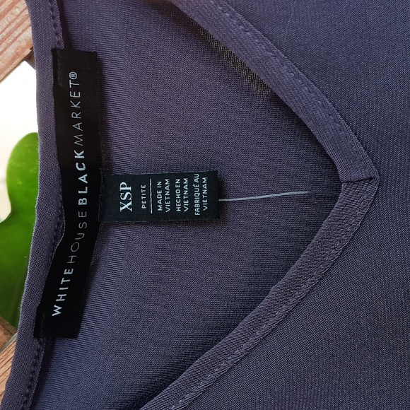 White House Black Market 2 Piece Smoky Orchid Lace High Neck Shell Ex Small Pet - Picture 6 of 10